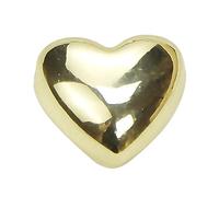 GOOTHDY Ciondolo unico a forma cuore, in oro, argento, ciondolo a forma cuore 3D con, regali, collana, bracciali, per trovare un