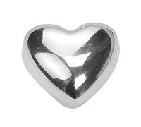 GOOTHDY Ciondolo unico a forma cuore, in oro, argento, ciondolo a forma cuore 3D con, regali, collana, bracciali, per trovare un