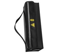 GOOTHDY Custodia per Batteria ignifuga con Rivestimento Resistente Calore, Cerniera Liscia e Porta per Cavo Laterale Custodia per Batteria a Prova Fiamma