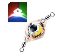 GOOTHDY Esche da Pesca a traina Lampeggiatore subacqueo Cucchiai da Pesca Esche a LED Lampeggiatore Doppie girelle Richiamo da Competizione Fish Eye Light