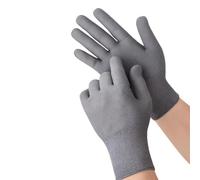 GOOTHDY Guanti per lucidatura antichi riutilizzabili per manufatti, Gray | Isolamento dal sudore, miglioramento della durata, nylon lavabile, lucidatura a più fasi, guanti comodi per