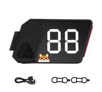 GOOTHDY Luce sicurezza guida 0 99 Pannello display digitale Illuminazione modificabile in 3 modalità ABS permanente + PP Ciclo sostanza Luce posteriore a LED