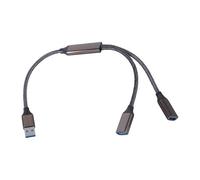 GOOTHDY Porta USB 3.0 Sdoppiatore cavo a Y 5 Gbps per | Connessione simultanea dispositivi e scambio rapido dati con trasmissione veloce dei dati per computer