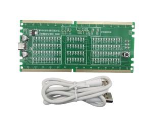 GOOTHDY Scheda diagnostico DDR4 con indicatori LED per la Manutenzione dei sistemi Portatili e Lo Strumento Riparazione della Scheda Madre per la Ricerca guasti