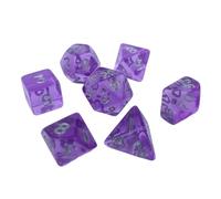 GOOTHDY Set Dadi acrilici multifaccia Dadi poliedrici Portatili Gioco Ruolo da Tavolo per Uomini e Donne Piccoli Giochi Ruolo Piccole Dimensioni Party
