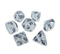 GOOTHDY Set Dadi acrilici multifaccia Dadi poliedrici Portatili Gioco Ruolo da Tavolo per Uomini e Donne Piccoli Giochi Ruolo Piccole Dimensioni Party