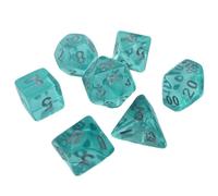 GOOTHDY Set Dadi acrilici multifaccia Dadi poliedrici Portatili Gioco Ruolo da Tavolo per Uomini e Donne Piccoli Giochi Ruolo Piccole Dimensioni Party