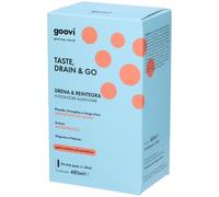 Goovi TASTE, DRAIN & GO Drena e Reintegra - Cranberry & Mandarino 24 x 20ml - Integratore Vitamine e Sali Minerali