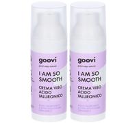 Goovi I Am So Smooth Crema Viso Acido Ialuronico 2x50 ml Crema