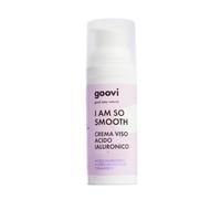 Goovi, I am So Smooth, Crema Viso con Acido Ialuronico Idratante e Levigante, Ri