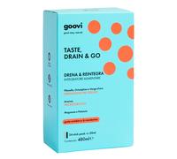 Goovi Integratori Alimentari TASTE, DRAIN & GO Drena e Reintegra - Cranberry & Mandarino 24 x 20ml - Integratore Drenante