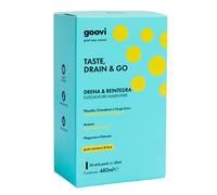 Goovi Integratori Alimentari TASTE, DRAIN & GO Drena e Reintegra - Zenzero & Lime 24 x 20ml - Integratore Drenante