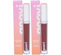 Goovi Let’s Go Matte Rossetto Liquido Matte 04 Everyday Plum 2x2,5 ml
