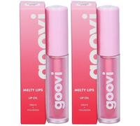 Goovi Melty Lips Olio Labbra Tonalità 01 Clear Rose 2x4 ml