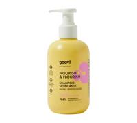 Goovi, Nourish and Flourish, Shampoo Nutriente e Setificante Effetto Gloss, Formula con Avocado, Biotina e Amminoacidi, Nutre e Deterge Delicatamente con Ingredienti di Origine Naturale, 250 ml