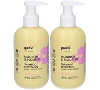 Goovi Nourish & Flourish Shampoo Setificante 2x250 ml
