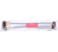 Goovi Pennello Duo Viso Pennello Make-Up per Fondotinta e Polveri Viso
