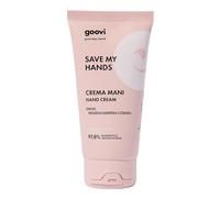 Goovi, Save My Hands, Crema Mani ad Idratazione Profonda, Riequilibra la Barriera Cutanea, Formula con Olio di Mandorle e Fungo Reishi Antiossidante, Ingredienti di Origine Naturale, Vegan, 75 ml