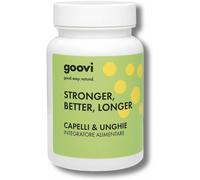 Goovi, Stronger, Better, Longer, Integratore Alimentare per Capelli e Unghie, Do