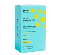 Goovi Taste, Drain & Go Drena & Reintegra Zenzero e lime 24x 20 ml Integratore Drenante e Snellente da Bere Stick