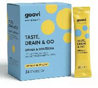 Goovi Taste Drain & Go Drenante 24 Sticks da 20 ml Stick Ananas Cocco Drenaggio Liquidi