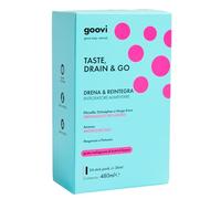 Goovi, Taste Drain & Go, Integratore Alimentare Drenante con Magnesio e Potassio, Favorisce il Microcircolo, con Estratti Vegetali di Ananas e Pilosella, Gusto Melograno e Frutti di Bosco, 24 Stick