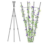 Goowafur Griglia Per Piante Rampanti Da Esterno,2 Cespugliere Pomodori Da Esterno - Supporto Verticale Giardino Con Risparmio Spazio Per Cetrioli Uva Rose Vigne Terrazzo Cortile Balcone