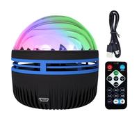 Goowafur Proiettore Galaxy,Proiettore di luce Galaxy,Proiettore Galaxy Star Proiettore ad acqua con 14 effetti luce - Luci per proiettori dimmerabili per camera da letto, telecomando e ricaricabili