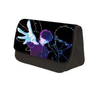 Gooyeh Astuccio Anime Mob Psycho 100 Kageyama Shigeo/Reigen Arataka Astuccio a 2 scomparti, per ragazze e ragazzi, Tipo 3, 22x7.5x13cm, Sacchetto di carta