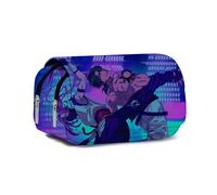 Gooyeh Astuccio anime Sakurayashiki Kaoru/Kyan Reki Astuccio per penne con doppia cerniera Astuccio per penne di grande capacità Borsa per cancelleria per studenti Borsa Anime Cancelleria Forniture