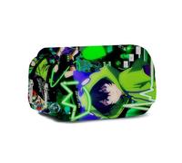 Gooyeh Astuccio anime Sakurayashiki Kaoru/Kyan Reki Astuccio per penne con doppia cerniera Astuccio per penne di grande capacità Borsa per cancelleria per studenti Borsa Anime Cancelleria Forniture