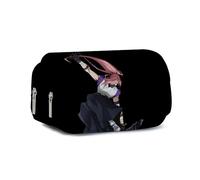 Gooyeh Astuccio anime Sakurayashiki Kaoru/Kyan Reki Astuccio per penne con doppia cerniera Astuccio per penne di grande capacità Borsa per cancelleria per studenti Borsa Anime Cancelleria Forniture