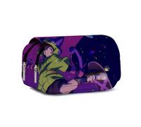 Gooyeh Astuccio anime Sakurayashiki Kaoru/Kyan Reki Astuccio per penne con doppia cerniera Astuccio per penne di grande capacità Borsa per cancelleria per studenti Borsa Anime Cancelleria Forniture
