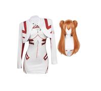 Gooyeh Ayanami Rei - Costume da donna per cosplay di Asuka Langley Soryu, con parrucca, abbigliamento da moto anime, per giochi di ruolo, Halloween e carnevale