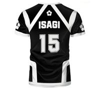Gooyeh Isagi Yoichi Costume Cosplay Itoshi Rin Anime Uniforme Calcio Cosplay Collant Giochi di Ruolo per Halloween Carnevale Party Costume sportivo