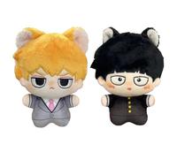 Gooyeh Mob Peluche Pendente Reigen Anime Arataka Morbido Figura Divano Camera da Letto Cuscino Decorazione Casa Regalo di Compleanno per Amico Famiglia 12 cm 2 Pezzi