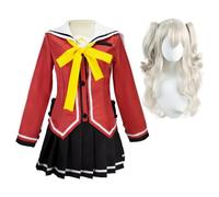 Gooyeh Tomori Nao, Costume per cosplay, uniforme campus, set completo, da donna, per giochi di ruolo, Halloween, carnevale, feste in maschera (con parrucca)