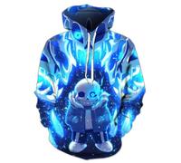 Gooyeh Undertale Felpa Sans Anime Cosplay Kapuzenpullover 3D Druck Mode Pullover LäSsig Pullover Felpa