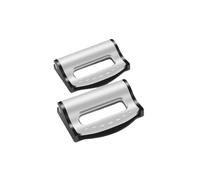 GOPC 2 Pezzi regolatore Cintura di Sicurezza Auto,Compatibile con Dacia Sandero 3 / Sandero Stepway III,Clip Cintura di Sicurezza,3-Silver