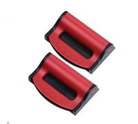 GOPC 2 Pezzi regolatore Cintura di Sicurezza Auto,Compatibile con Fiat 500 500E 500C 500L 500X 500S,Clip Cintura di Sicurezza,1-Red