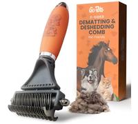 GoPets Pettine con rastrello professionale a 2 lati, per cani e gatti