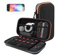 Gopiiphon Carrying Case for Nintendo Switch 2 (2025), Portable Travel Case with 2 Screen Protector, Hard Shell Protective Cover for Switch 2 Console and Accessories