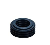 Goplast Morsetto in Gomma Nera per canotto WC - Ext. 60 x INT. 40/44 mm