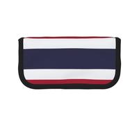 gopoo Astuccio in tela con bandiera della Thailandia, organizer organizzato per viaggi e uso quotidiano, astuccio per matite e trucchi