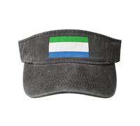 gopoo Cappelli con visiera parasole con bandiera della Sierra Leone, cappello da baseball vuoto cappello sportivo da corsa visiere da tennis per uomini donne adulti, Rosa violaceo scuro, Taglia unica