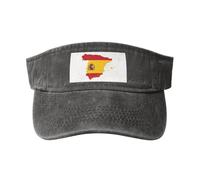 gopoo Cappelli con visiera parasole con bandiera spagnola, cappello da baseball vuoto cappello sportivo da corsa visiere da tennis per uomini donne adulti, Rosa violaceo scuro, Taglia unica