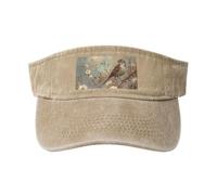 gopoo Daisy Bird Tree Sun Visor Cappelli Vuoto Top Baseball Cap Sport Cappello Running Tennis Visiere per Uomini Donne Adulti, Naturale, Taglia unica