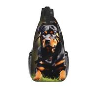 gopoo Rottweiler - Borsa a tracolla per carta da parati, sottile, per uomo e donna, leggera, da viaggio, borsa a tracolla casual