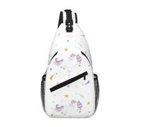 gopoo You Are Magical Sling Chest Bag - Zaino sottile per uomo e donna, leggero, da viaggio, borsa a tracolla, zaino casual