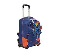 GOPOP 2022 Trolley 2 Ruote Dragon, per chi si sente forte, determinato e coraggioso, con schienale imbottito-rinforzato, carrello con ruote rinforzate, copriruote sagomato, GG9L1400, Giochi Preziosi
